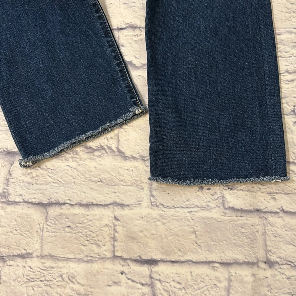 Levi’s Premium Denim Ribcage Straight Ankle High Waisted Denim Jeans Size 26